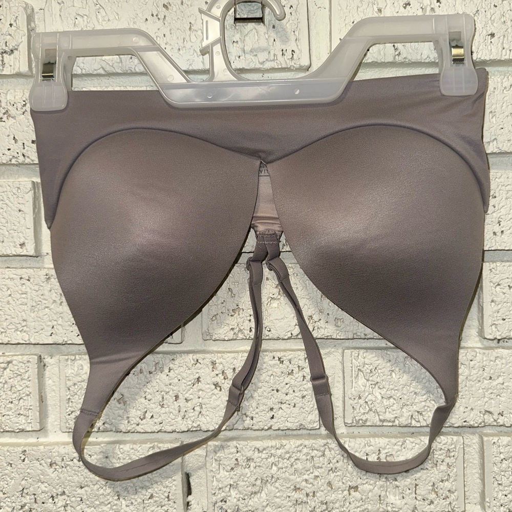 Victoria's Secret Gray Plunge Bra
